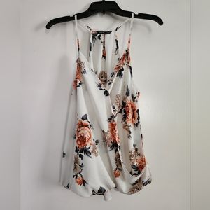 Floral silky tank